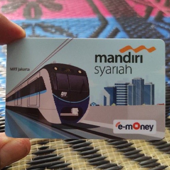 eMoney Mandiri Syariah - MRT Jakarta ORI /Like eTOLL Tapcash Flazz or Brizzi