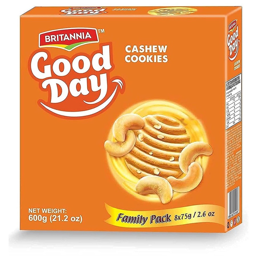 

Premium Cookies | Britannia Cashew Cookies 600 Gram | Biskuit Mede Premium