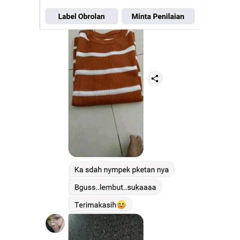 SWEATER ROUNDHAND RAJUT WANITA/SWEATER RAJUT KOREA