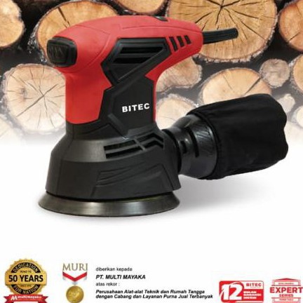 BITEC ES R524-TH Mesin Amplas Bulat Orbital Sander Variabel Speed