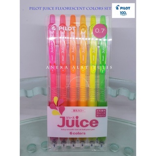 

PILOT " JUICE " FLUORESCENT NEON COLOR SET / LJU-60F-6CK-EX