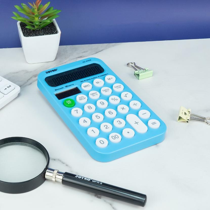 

READY ✅Calculator Kalkulator Joyko CC-47CO 12 Digits Check Correct|RA7