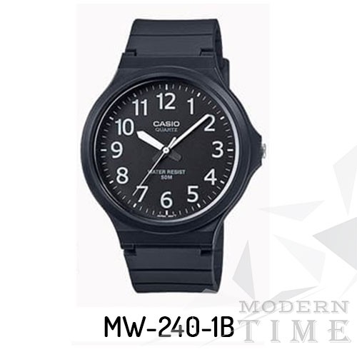 Casio Original Series MW-240 (Jam Tangan Pria - Analog - Karet)