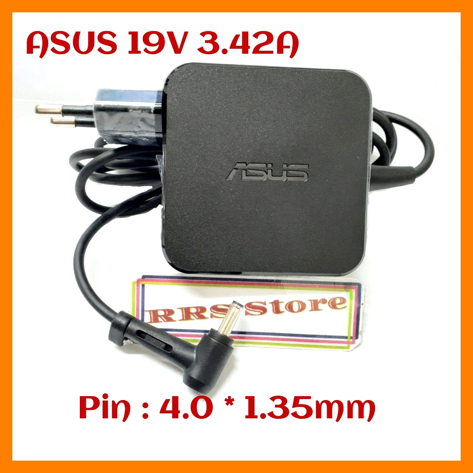 cascasan Adaptor Charger Laptop Asus 19V 3.42A 4.01.35mm K401 K401L K401LB K401LB A407 A407U A407UA A407UF