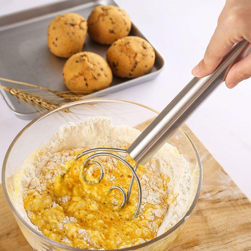 Solighter Danish Dough Whisk Alat Dapur Pengaduk Telur Coil Halus