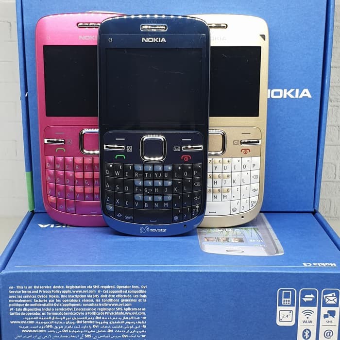 Hp/Handphone Jadul Nokia C3-00 - Refurbish - Hp Pendamping Android - Hp Murah