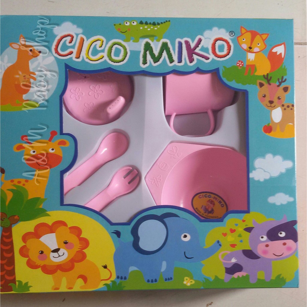 FEEDING SET CICO MIKO SMALL-TEMPAT MAKAN BAYI-KADO BAYI BARU LAHIR-1