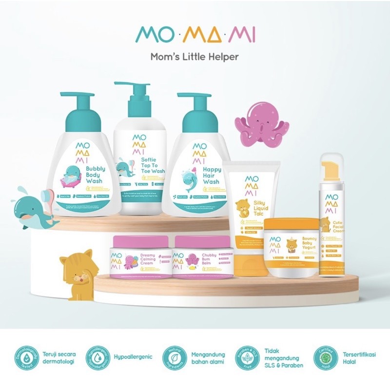 Momami Bubbly Body Wash 250ml-Momami Body Wash bayi