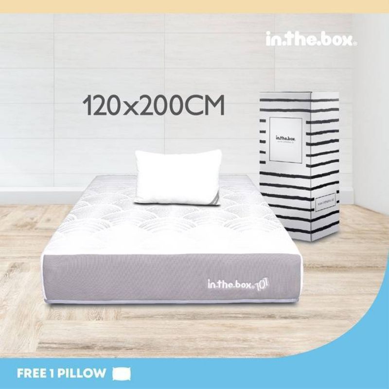 (GRATIS ONGKIR) SPRINGBED INTHEBOX 101 UKURAN 120 x 200 cm FREE BANTAL