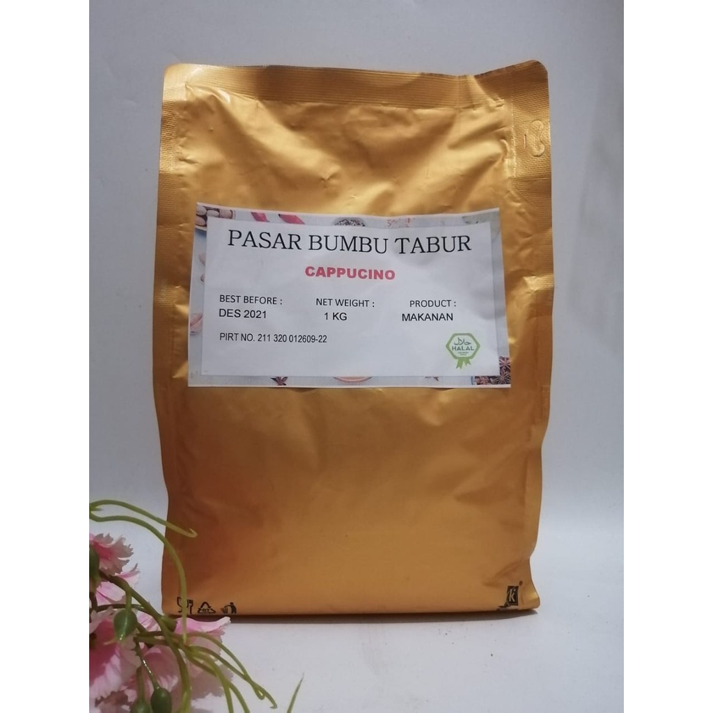 

BUMBU TABUR CAPPUCINO 1 KG BUBUK MAKANAN ENAK MURAH HALAL