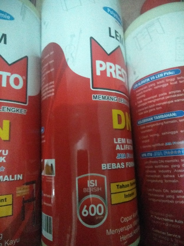 Lem Presto Dn Kayu Alifatik 600 Gram