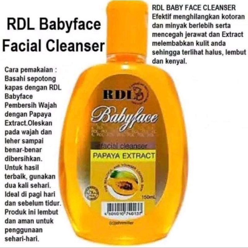 RDL BABY FACE CLEANSER