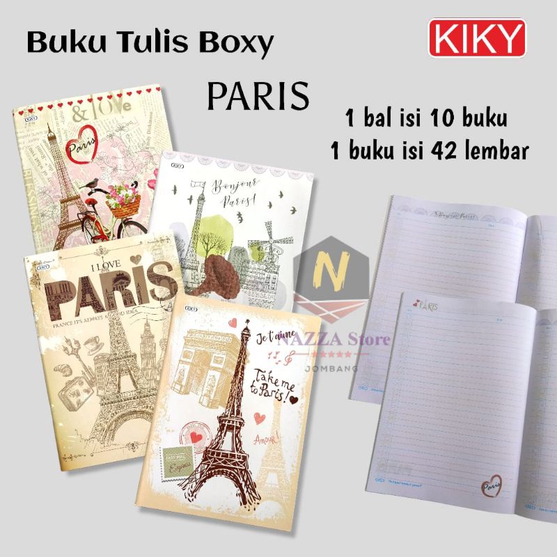 Jual KIKY Boxy Buku Tulis Berwarna 1 Pcs | Shopee Indonesia