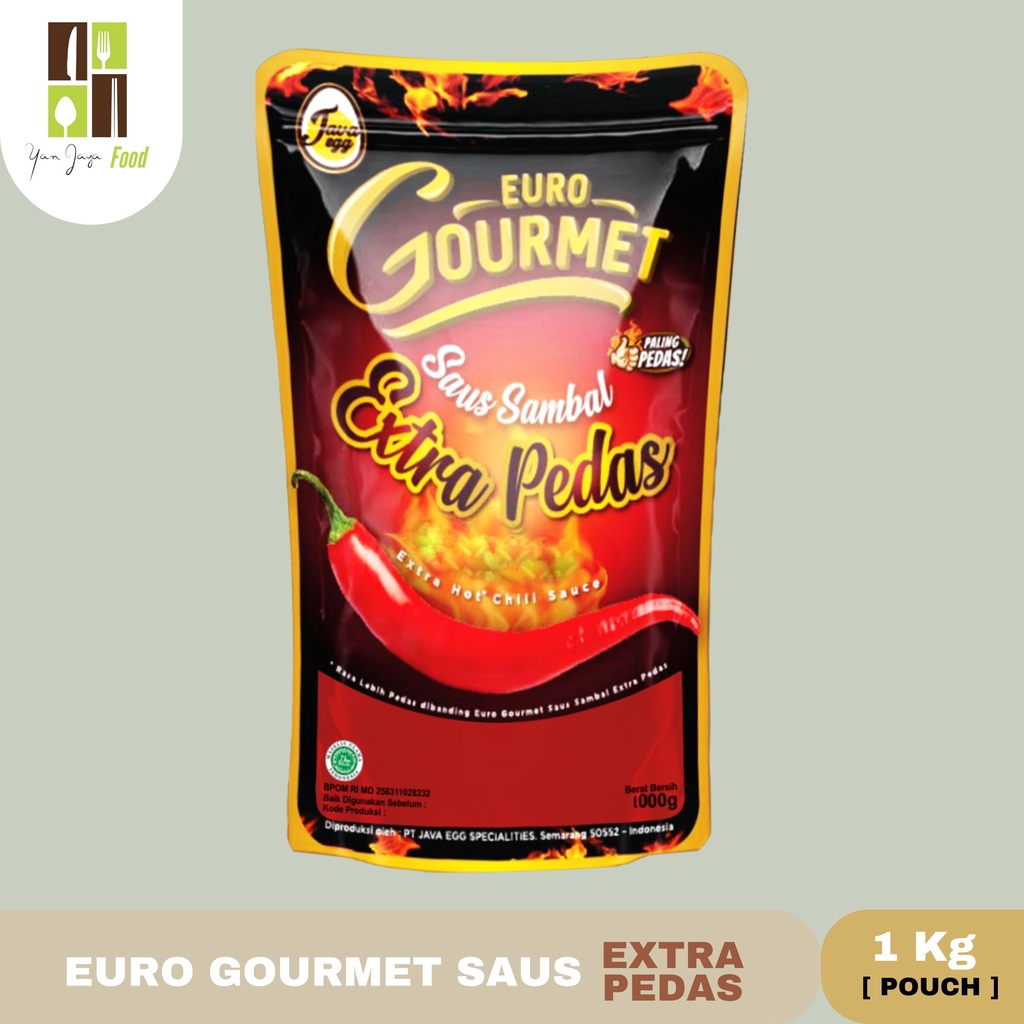 Euro Gourmet Extra Pedas / Saus Sambal  [500g/1Kg]