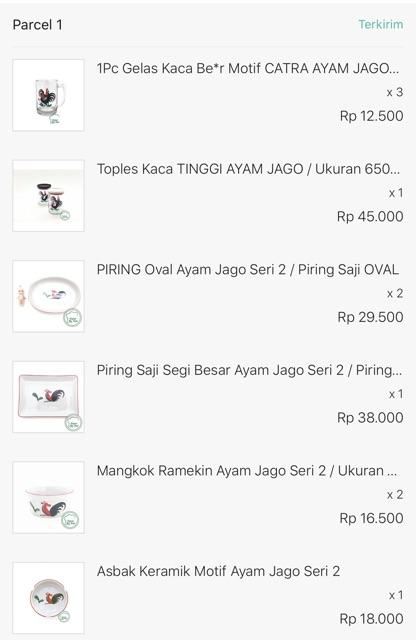 Toples Kaca Tinggi Ayam Jago / Ukuran 650ml / Jar Kaca