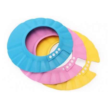 Topi keramas anak plus kancing kids shower cap