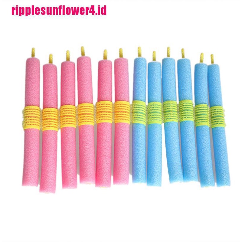 Lady 12PCS / Set Rol Pengeriting Rambut Bahan Busa Lembut