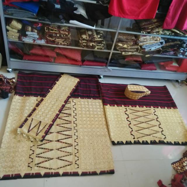 [BISA COD] Kain Tapis Jungsarat Tumpal Mama Papa full matakibau