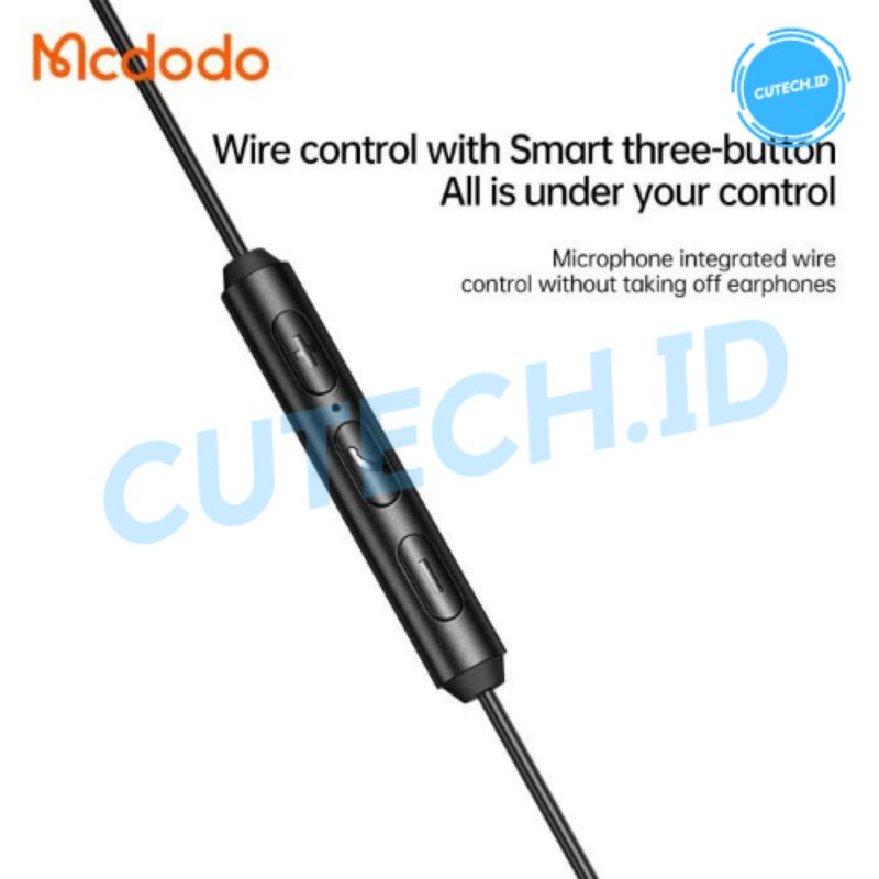 MCDODO HANDSFREE HEADSET EARPHONE TYPE C DIGITAL DEEP BASS HP-105