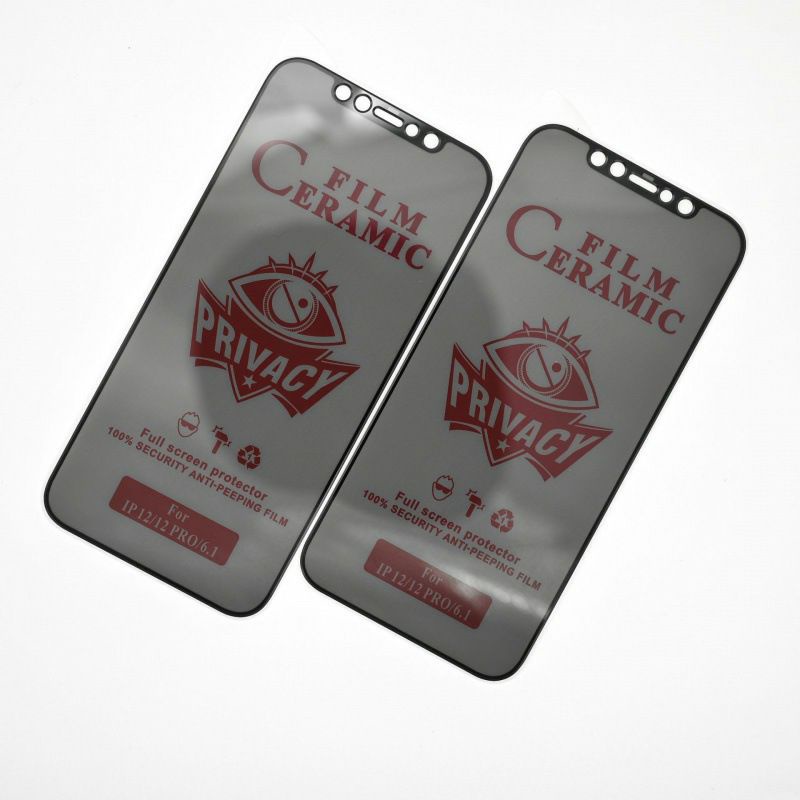 Anti Spy Ceramic Matte Spy Iphone 6/6+/6s/6s+/7/8/7+/8+/X/Xr/Xs/Xs Max/11/11pro/11 pro max/12pro/12 Pro max anti gores spy IP 13/IP 13 PRO /IP 13 PROMAX /IP 13 MINI/14/14 plus/14 pro/14 promax/15/Plus/Pro Max