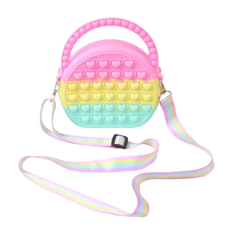 KR1130 TAS SELEMPANG ANAK SLINGBAG POP IT ANAK POP IT  / TAS SELEMPANG ANAK PEREMPUAN POP IT FREE TA