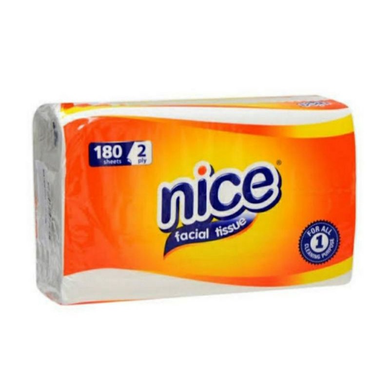 Tissue Nice Facial Tissue 180 Sheets/Tisu Nice 180
