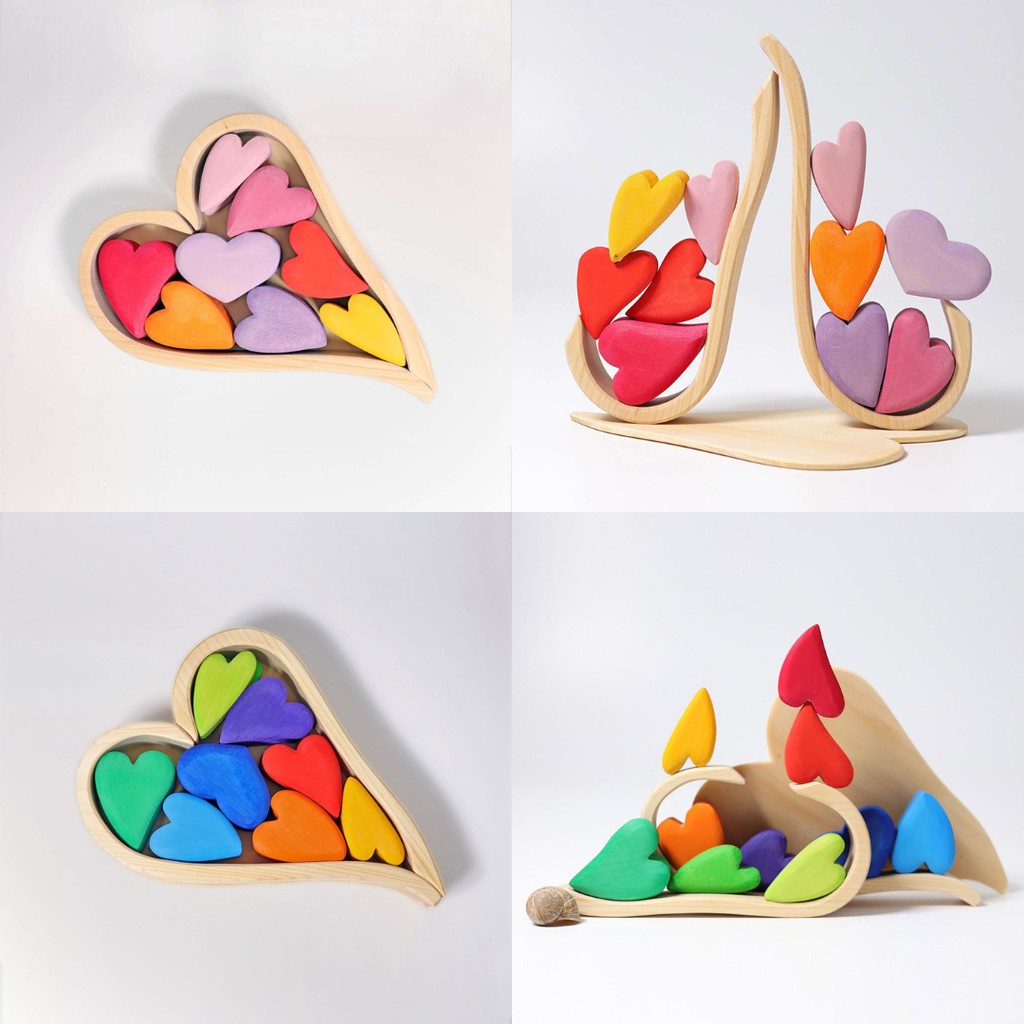 Grimms Wooden Hearts