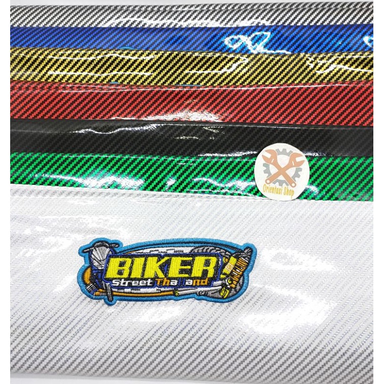 SARUNG JOK/KULIT JOK BIKER CARBON UNIVERSAL