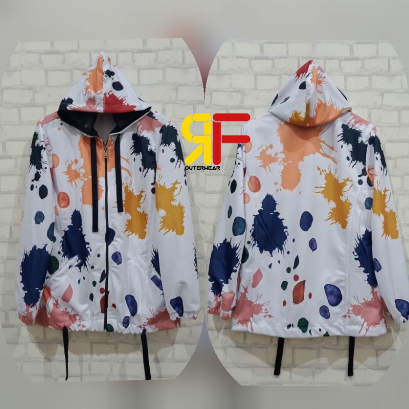 JAKET SEPEDA WANITA / JAKET PRINTING WANITA / JAKET HOODIE KOREA