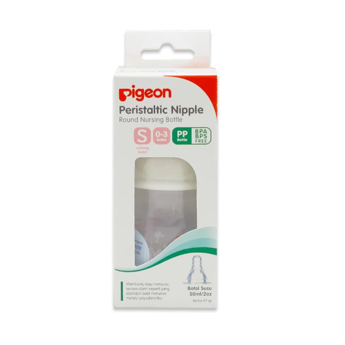 Makassar ! Bottle / Botol Pigeon Peristaltic Nipple 50 ML