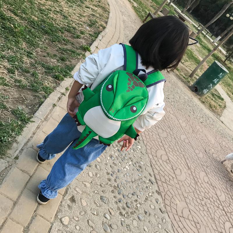 Tas Ransel Sekolah Travel Motif Kartun Dinosaurus untuk 