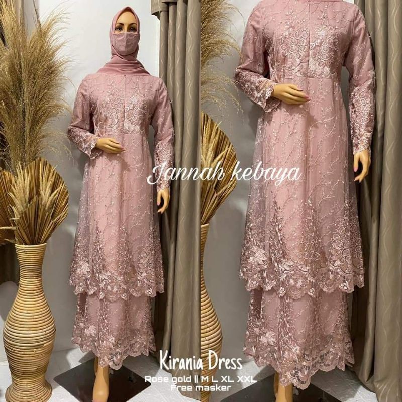 GAMIS ORIGINAL/GAMIS TINGKAT /KIRANA DRESS/BY JANNAH