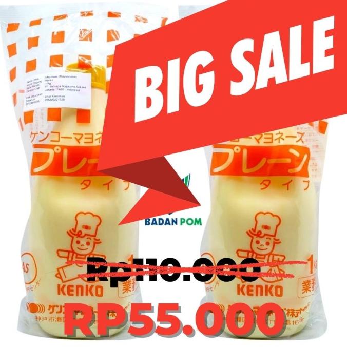 

Cuci Gudang Awal Tahun Kenko Japanese Mayonnaise 1Kg Original / Mayonais Import Jepang 1 Kg Cuci Gudang Awal Tahun