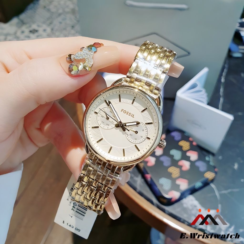 Jam Fossil Original Wanita ES3714 Gold 36 MM Original Garansi Cash On Delivery COD