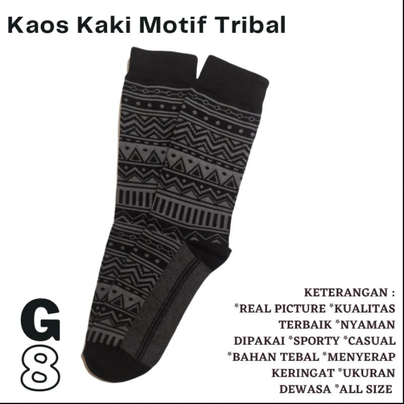 G8 Grosir Kaos Kaki Motif Tribal Skate bisa COD Bandung