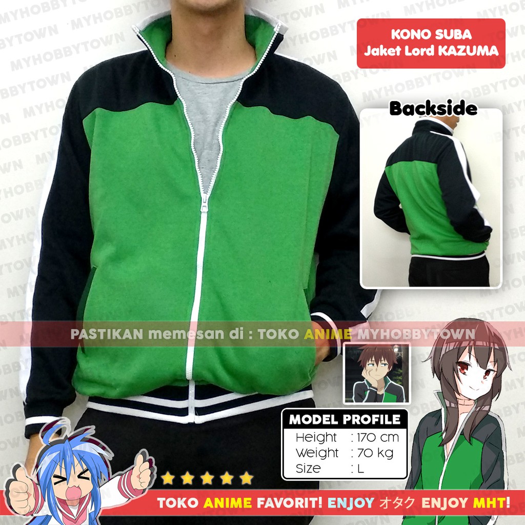 Jaket Anime Konosuba Cosplay Lord Kazuma Satou