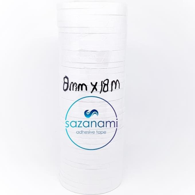 

Sale Double Tape 8Mm X 18 Meter Doubletape Kertas Putih Sazanami Isi 35Roll Segera Dapatkan