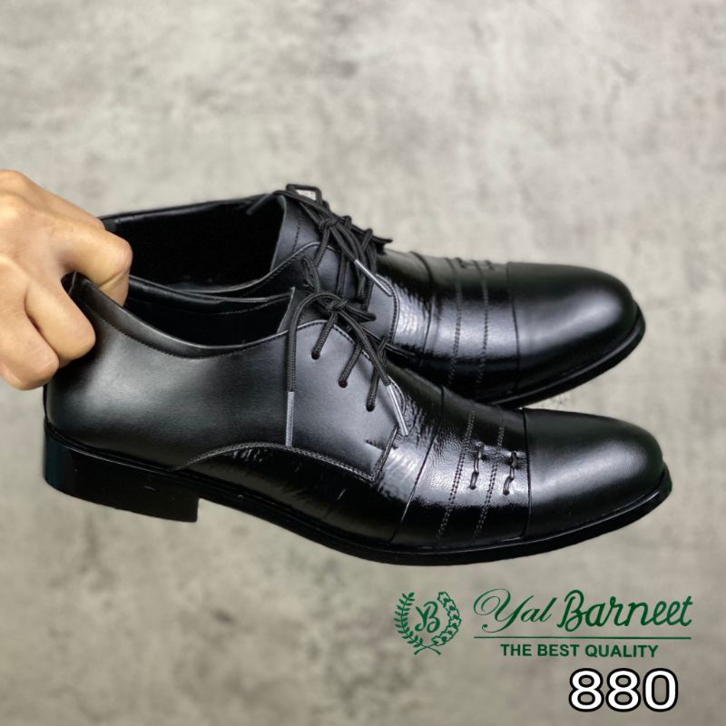 Sepatu Pantofel Pria Kulit Asli Sepatu Pantopel Formal Tali Pentopel Model Kekinian Yal Barneet 880