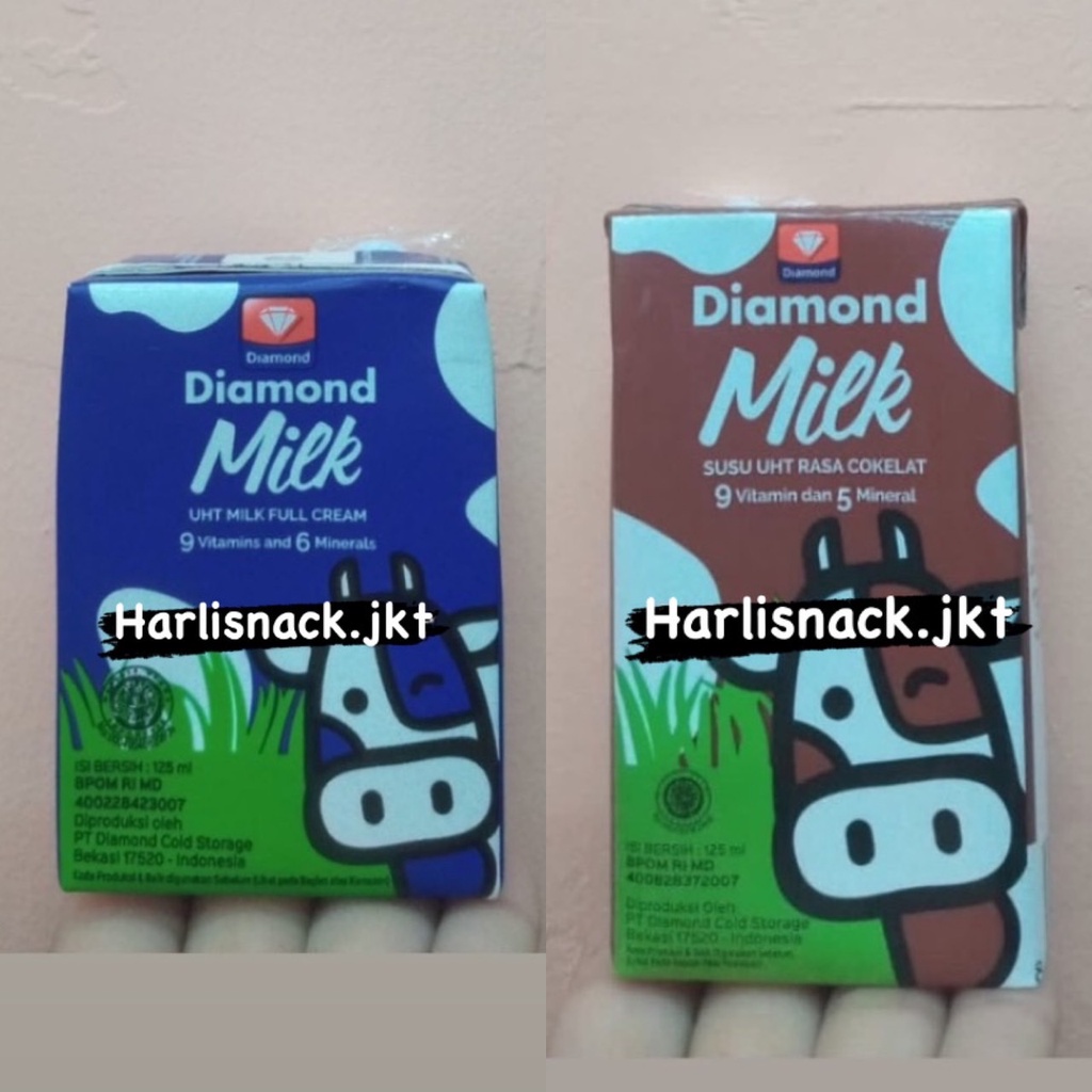 

125ml Diamond UHT Full Cream / CHOCOLATE - SUSU UHT SEGAR