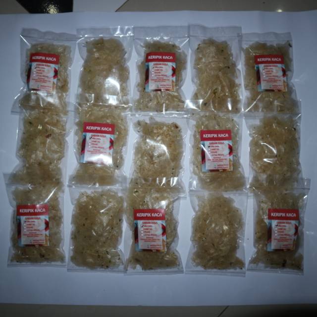 

KERIPIK KACA 100 Gram PIKCA KRIPCA BELEDAG KERIPIK BELING