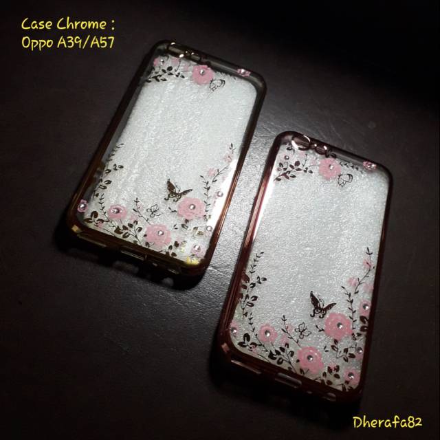 Casing Soft Case Chrome Crome Oppo A39 A57