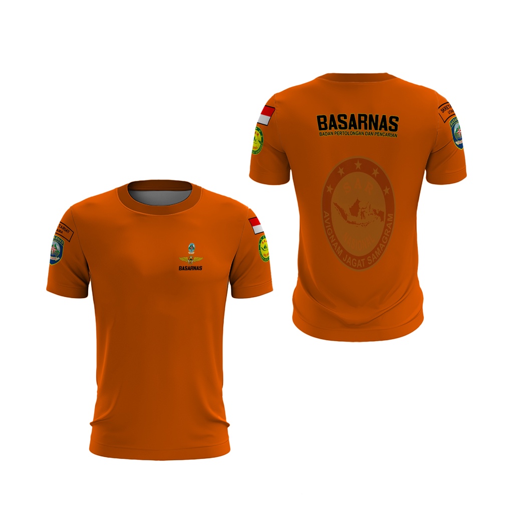 Utamamedia - Kaos Basarnas | Baju Kaos Basarnas | Kaos Lapangan Basarnas | Kaos Basarnas Pria