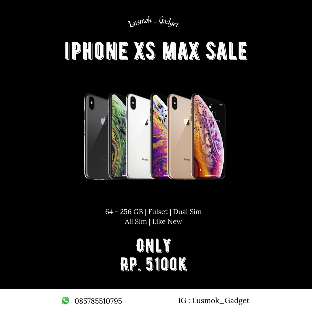 iphone xs max 64GB