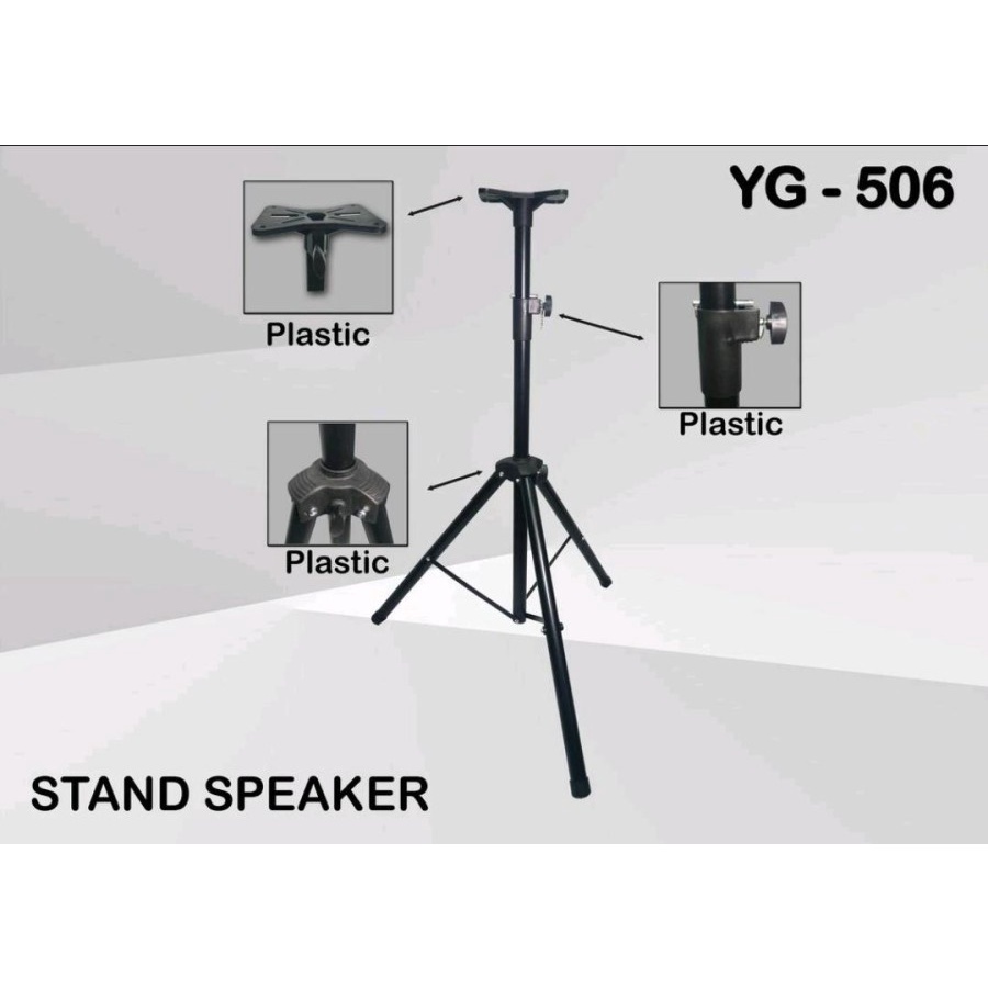 STAND SPEAKER TRIPOD YG 506 STAND SPEAKER BAHAN METAL