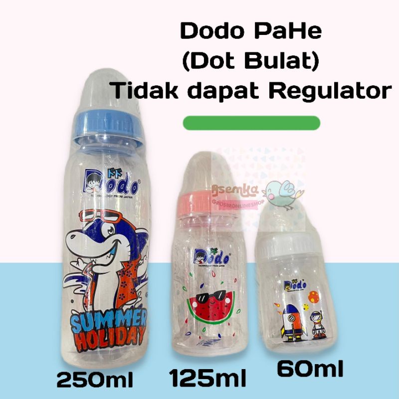 BOTOL SUSU DODO 2oz 60ml, 4oz 120ml, 9oz 250ml / botol susu pp dodo / botol susu bayi dodo