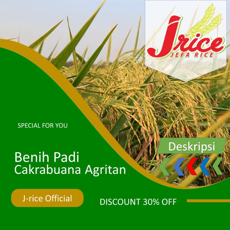 BENIH PADI CAKRABUANA AGRITAN KEMASAN 5 KG