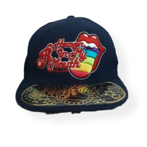 topi snapback rollips topi rolling stones topi second