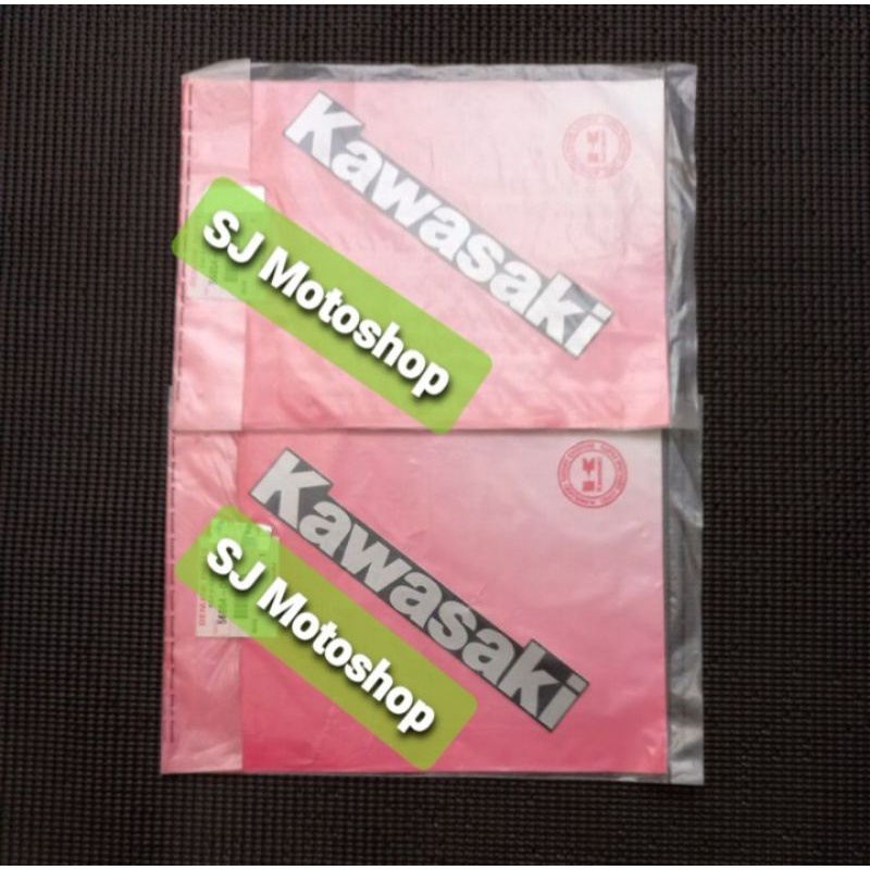 Sticker Stiker Air Shroud Bawah Tangki Kawasaki KLX 150 S Original Kawasaki