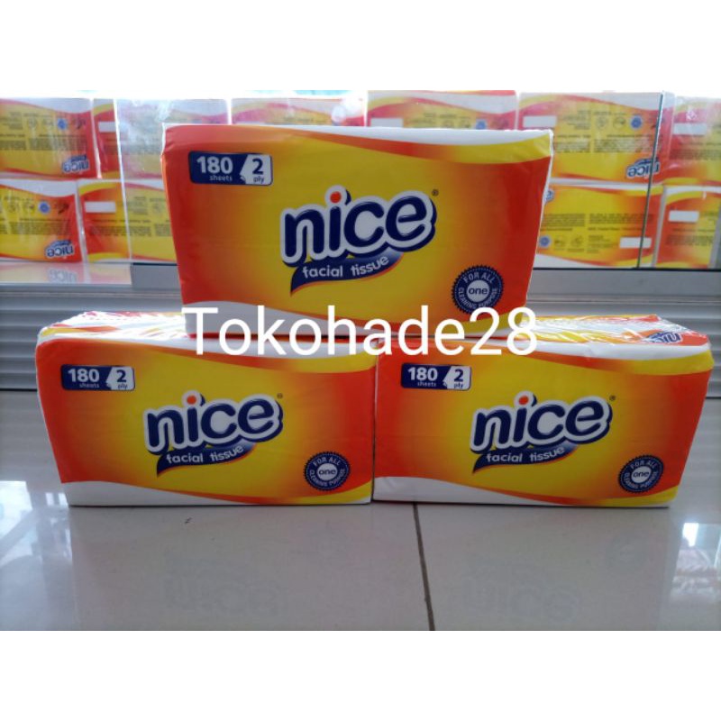 Tissue Wajah Nice / Facial Tissue Nice 180 sheets 2ply