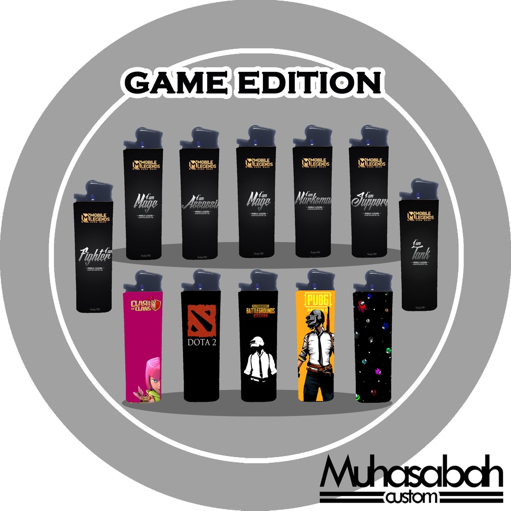 Game Edition Korek Api Cricket Custom Gambar Unik Murah